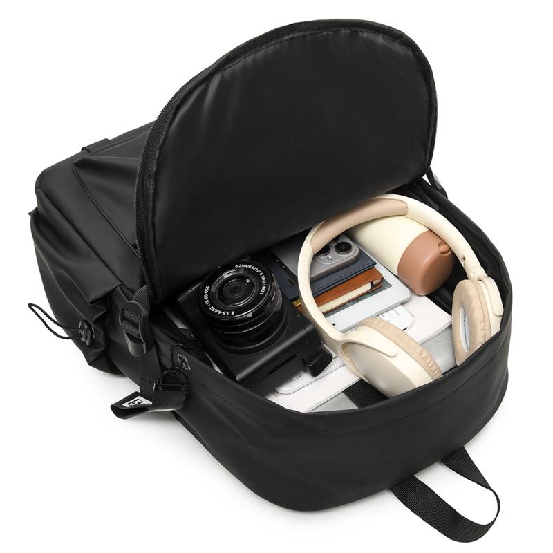 Newest Backpack with USB Men's Fashion Backpack Men's Business Computer Bag Large Capacity Travel Bag College Schoolbag