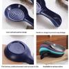 Spoon Rest Large Plastic Spoon Holder Heat-Resistant Cooking Spoon Rest Coffee Spoon Holder Dishwasher Safe Spoon Rest