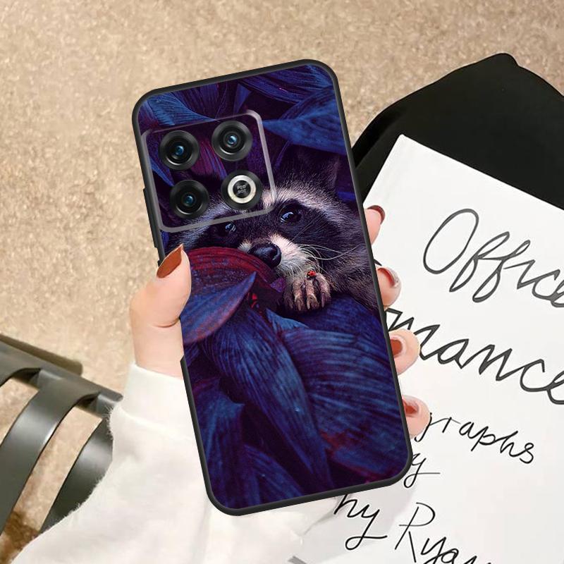 

Flower Raccoon Fox Animal Case For OnePlus 15R 15 13 13R 13T 12 12R 10T 11 10 Pro Nord 5 CE 2 3 4 Lite N20 N30 Cover OnePlus Nord CE4