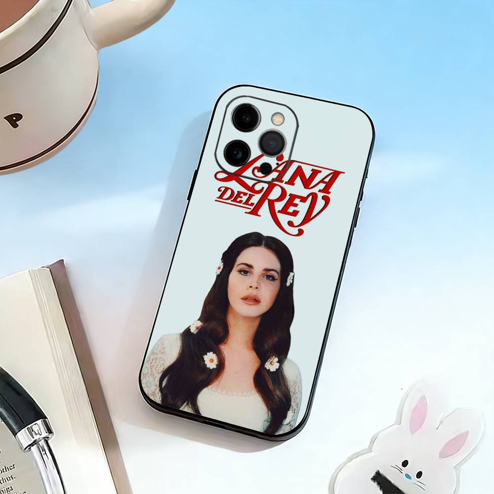 

Lana -DK-Del Rey Phone Case For iPhone 17, 16,15,14,13,12,11 Plus,Pro Max, Others Soft Black Cover iPhone15pro