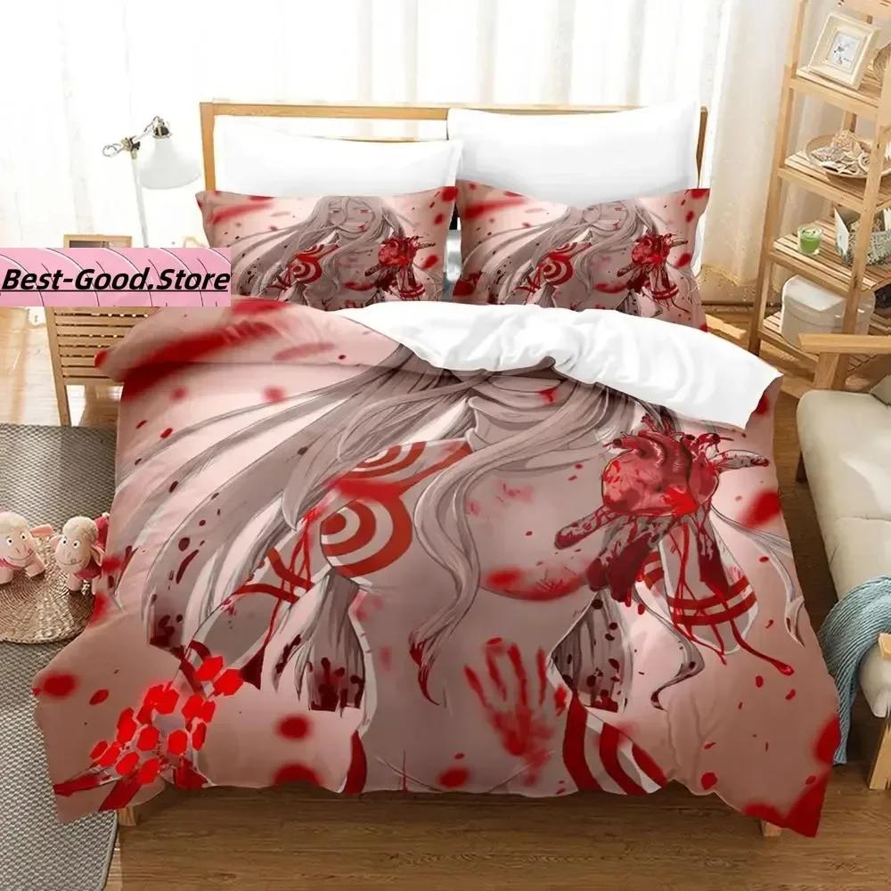 Comforter Deadman Wonderland Bedding Set Single Twin Full Queen King Size Bed Set Aldult Kid Bedroom S 3D Cama De Casal