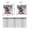 Connor Mcdavid 97 For Edmonton Oilers Fans Square Pillowcase Pillow Cover Cushion Throw Pillow For Home Bedroom Car