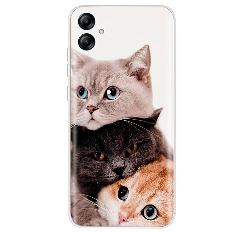 For Samsung Galaxy A04e A04 A04S 2022 Cute Printing Phone Case For SamsungA04 A 04 04e SM-A042F A045F Soft Silicone TPU Cases