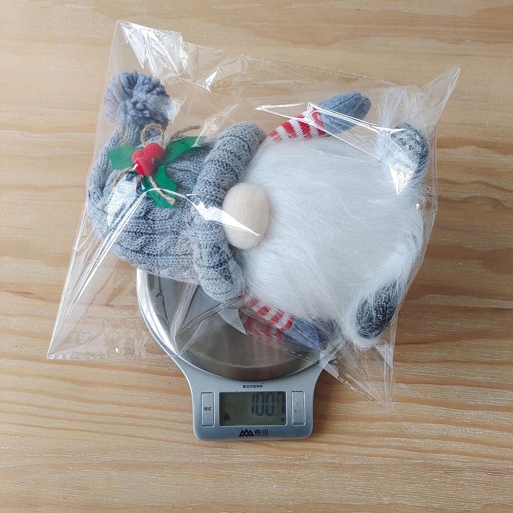 Christmas Scene Decorative Ornaments Glow Dwarf Doll Knitted Dolls Swing Festive Gift