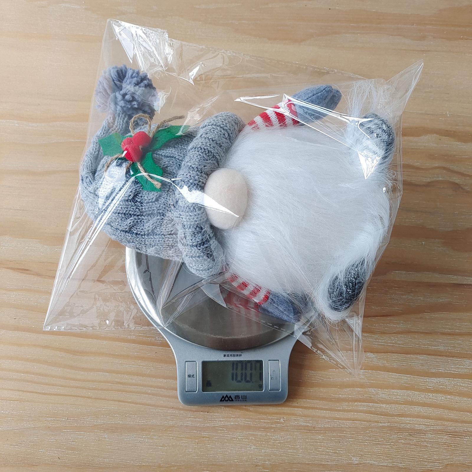 

Рождественская сцена, декоративные украшения, светящаяся кукла-карлик, вязаные куклы, качели, праздничный подарок серый