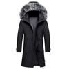 Winter Jacket Live Broadcast Men's Down Jacket Youth Korean Version Thick Medium Long Hooded Warm Men