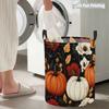 Collapsible Laundry Basket Large Round Waterproof Fabric Hamper Dirty Clothes Storage Bin Toy Organizer with Handles