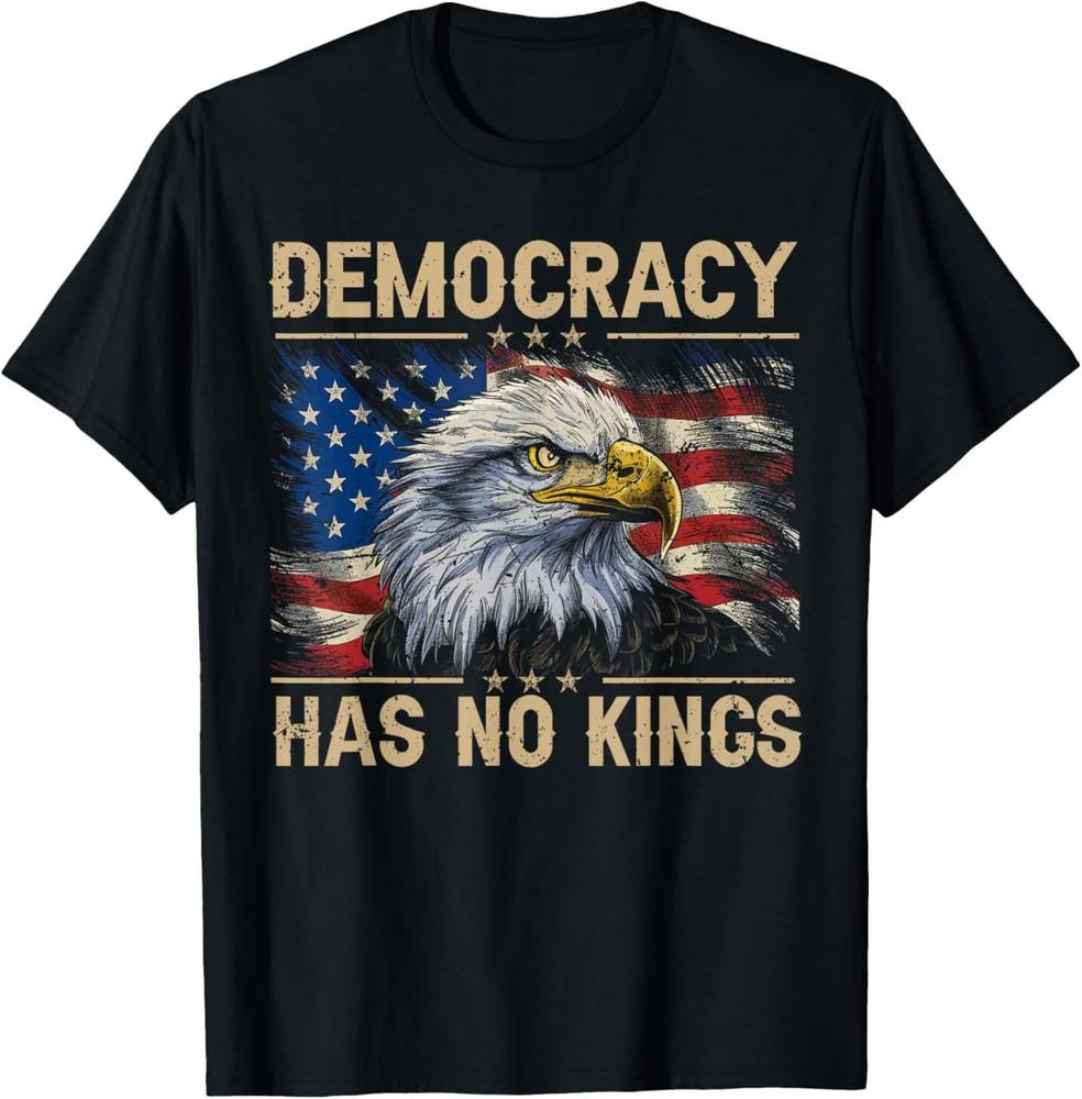 Retro No Kings In America Shirt T-Shirt Unisex T-Shirt L