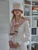 Olinkeompeulliteu Tweed Basic Bucket Hat (Pink)