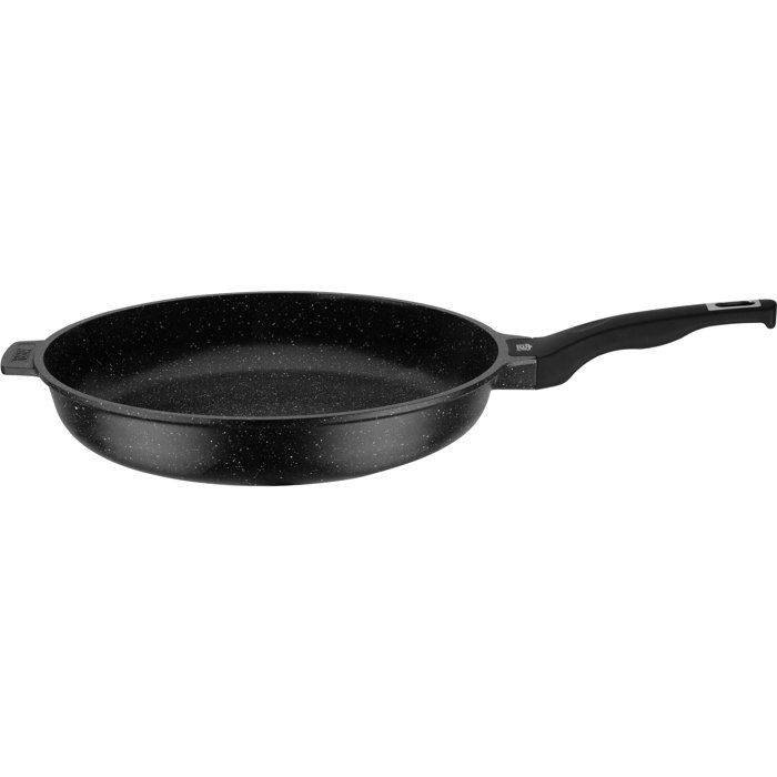 Poele-Sauteuse - Tous feux dont induction - GSW - TITANIUM GRANIT Advanced - Ø 24 cm - Fonte d'aluminium massive - Sans PFAS - Noir