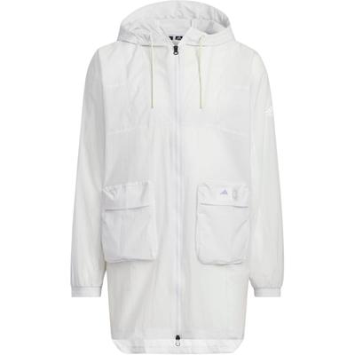 adidas Woven Jacket Comfortable Sports Casual Hooded Long Sleeve Coat Unisex Jackets Dot-Gray White HE9925