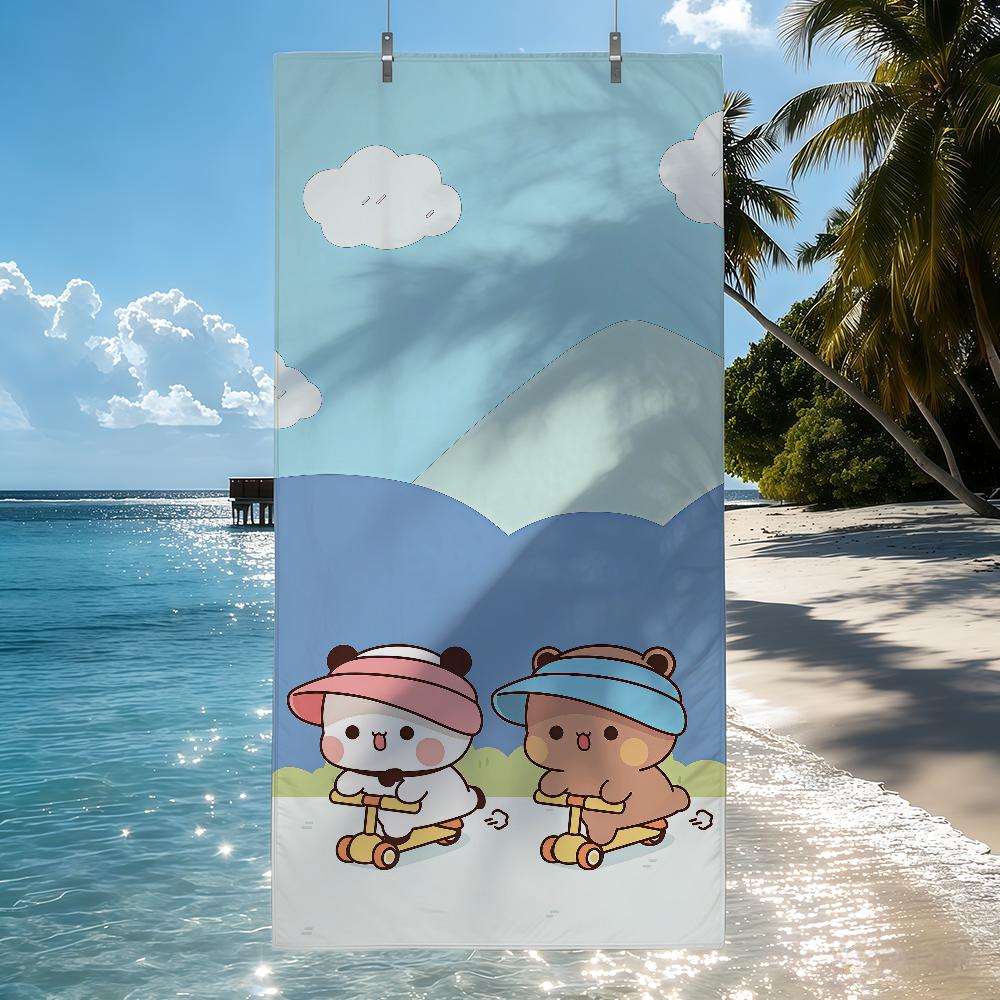 Cartoon Bubu Dudu Cute Towel Quick Drying Beach Towels Are Suitable For Swimming Pools Camping Yoga And The Gym