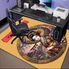 1PC Custom Name Japanese Geisha Portrait Theme Floor Mat Ideal for Living Room, Game Rooms, Office, Bedroom,Floor Mat Playful Design