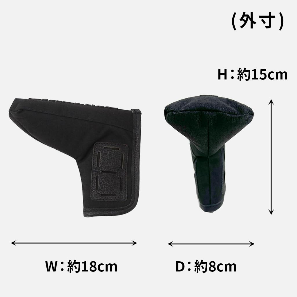 [Briefing] Head Cover DL Putter Cover Black 010