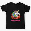 T-shirt Enfant Licorne Heavy Metal