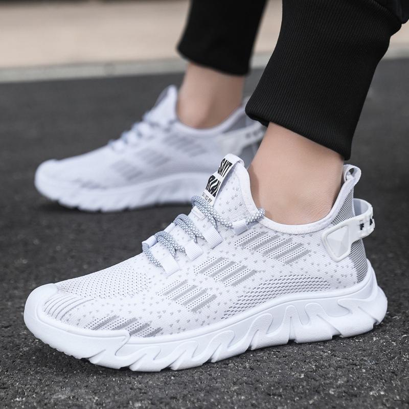 Men Casual Sneakers Summer Breathable Sport Shoes Lightweight Outdoor Mesh Running Shoes Athletic Jogging Tenis Walking Shoes