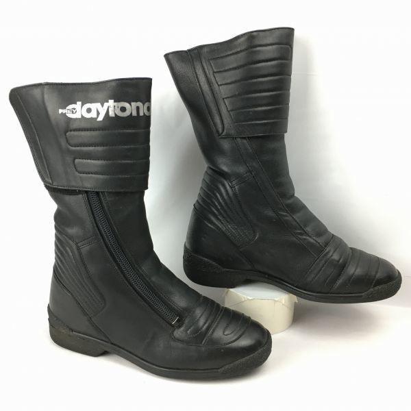 

FREY Daytona Motorcycle Boots Riding Touring Size 38 (Approx. 23.524.5cm) Black Boots/Shoes