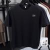 JEEP SPIRIT Men's Round Neck Breathable Cotton-Blend T-Shirt