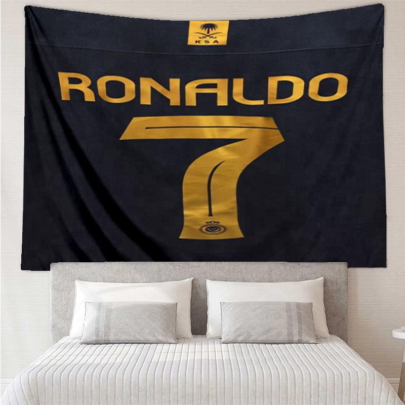 Ronaldo's Number Seven Tapestry Hanging for Bedroom,Livingroom, Playroom,Decor Art Room Wall Tapestry Holiday and Birthday Gifts
