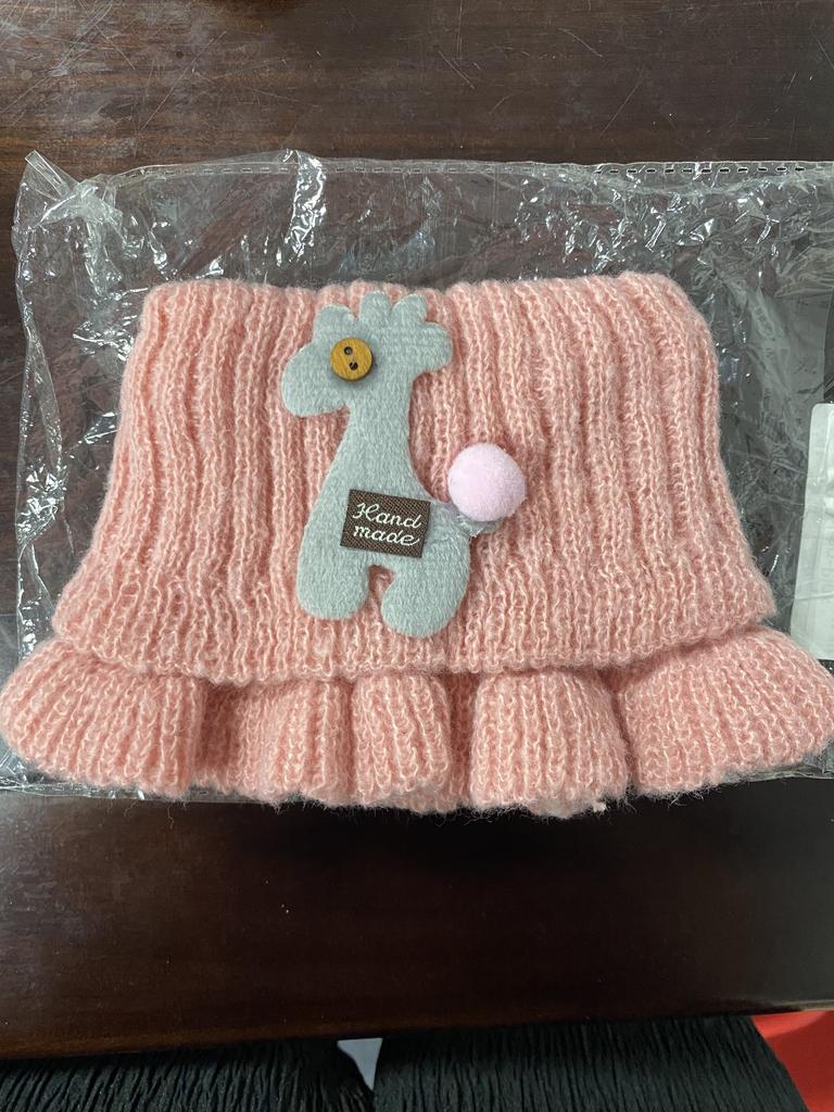 Baby Scarf Winter Neck Warmer for Kids Children Boys Girls Woolen Knitted Mustache Solid Warm Crochet Scarves Plaid Fashion Doll