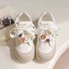 Milk tea ugly cute platform big head shoes women's autumn new versatile niche casual bread little white board shoes