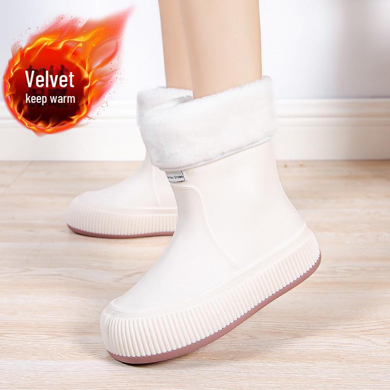 Women's 2024 Fashionable Waterproof Rain Boots – Non-Slip, Comfortable & Durable for Camping