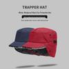 Winter Trapper Hat: Windproof Military-Style with Velvet Ear Protection for Men & Women