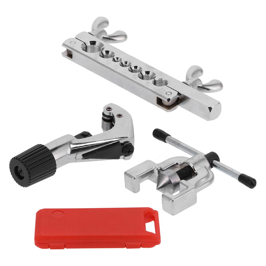 CT-1226 Zollgröße Bördelwerkzeugsatz Rohrexpander für Kupferrohr Aluminiumrohr Schneiden Bördeln