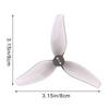2Pairs Hqprop T3.5X3.5X3 3535 3.5Inch Fpv Prop Poly Carbonate Propeller 1.5Mm 3-Blade Race Prop Racing Drone Parts-Grey