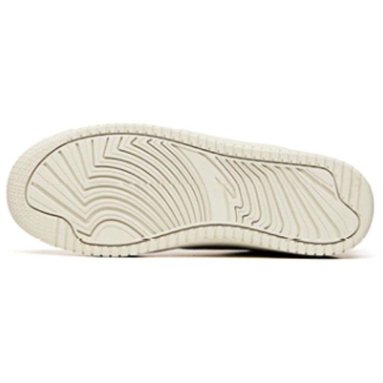 Anta Synthetic Leather Non-Slip Waterproof Low-Top Sneakers Men Sneakers White Gray 912228066-1