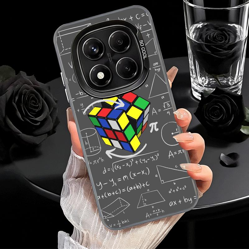 Rubik Cube Formula Spoofs Math Soft Phone Case for Xiaomi Redmi Note 13 14 15 Pro Plus 12S 12 11S 11 11T 10S 10 Shockproof Cover