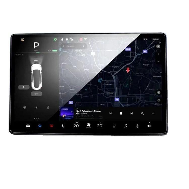Tesla New Model 3/Y/X/S Tempered Navigation Film