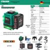 Green Light Outdoor Infrared Laser Level with Automatic Wall & Floor Alignment