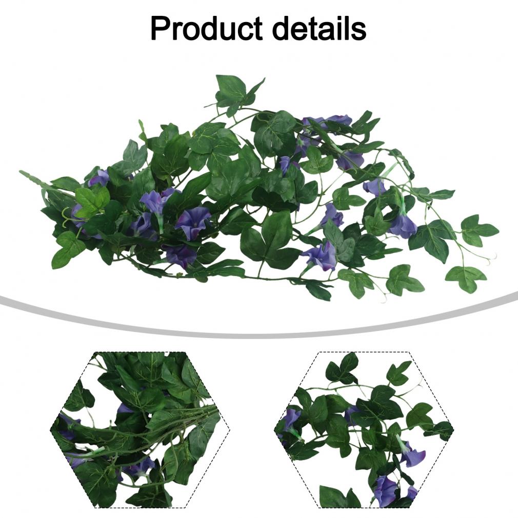 Realistic Artificial Plants Artificial Hanging Plants Fake Morning Glory Vine