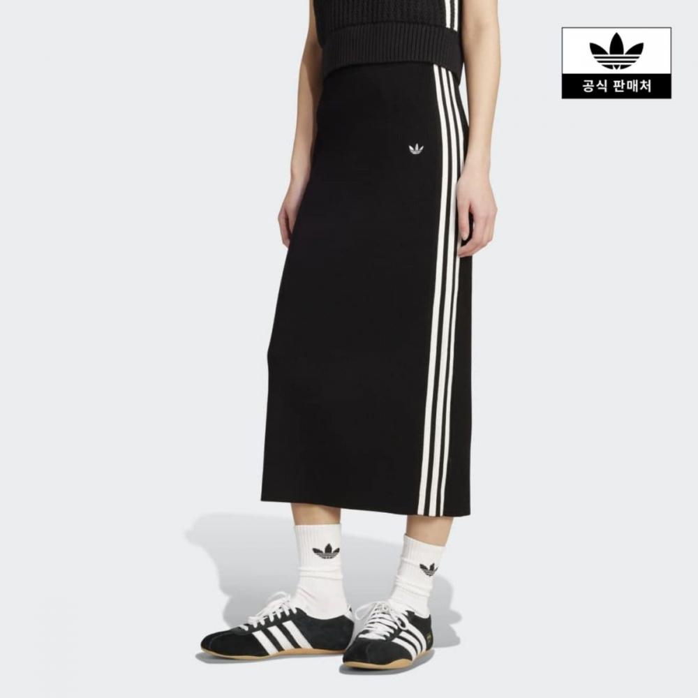 Adidas Adicolor Knit 3 Stripe Skirt Jw2661 JW2661/AS