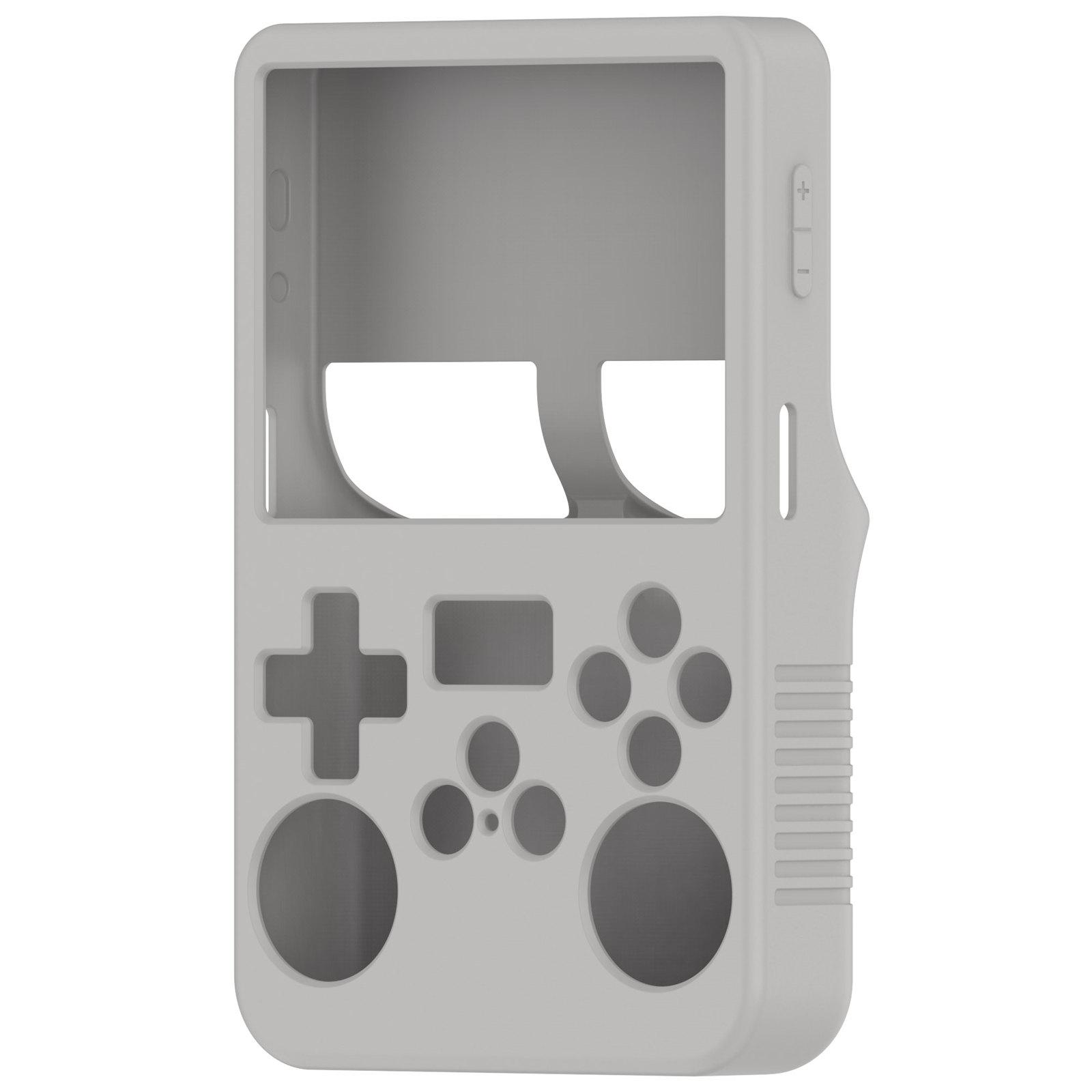 Handheld Gaming Machine Silicone Guard Silicone Protective Cover Prevents Scratches & Damage Simple Installs for R36S серый