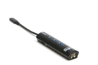 Estação de Docking Mini Princeton Digizo USB 3.1 Tipo-C (LAN/Preto) PUD-PDC3LBKA