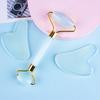 Opalite Jade Massage Roller Gua Sha Set Opal Quartz Crystal Facial Skin Lifting Anti Wrinkle Gouache Scraper Jade Massager