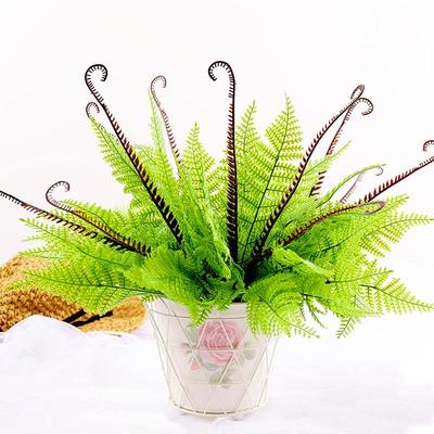 Nordic Boston Fern Artificial Greenery for Indoor Decoration – Fake Flowers & Grass for Restaurants & Living Rooms.
