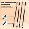 Double-Ended Eyebrow Eyeliner Brush For Women Makeup Tools Eyelashes Brush Lash Curl Spiral Brush Angled Brow Powder Brushes