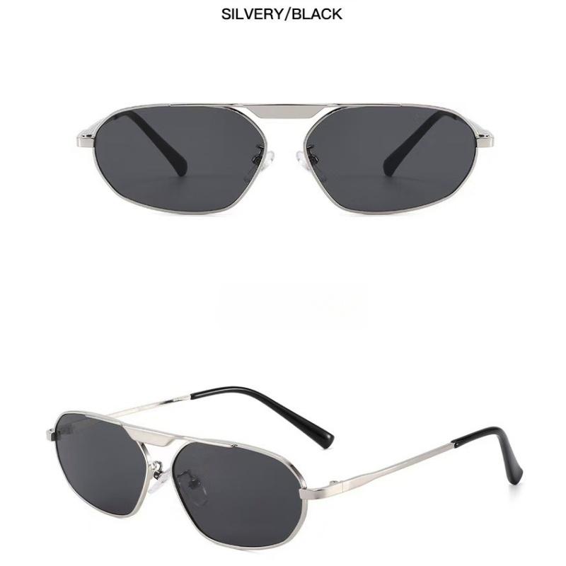 Women's sunglasses, single-beam oval sunglasses, retro sunglasses.