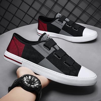 Chaussures d'été en toile pour hommes Chaussures en tissu soie glacée Respirantes Décontractées Populaires Mode Chaussures plates