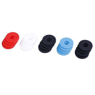 4 Pezzi Sistema di Blocco Cinturino parafanghi in Silicone Facile da Installare Per Chitarra Basso Ukulele