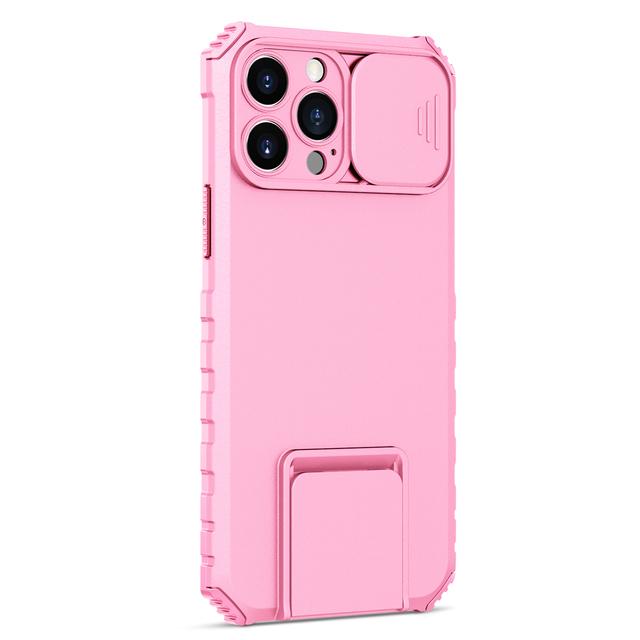 Armor Shockproof Slide Lens Camera Case for Iphone 14 Plus 14 13 12 11 Pro Max XS XR Kickstand Holder Cover Hard Shell