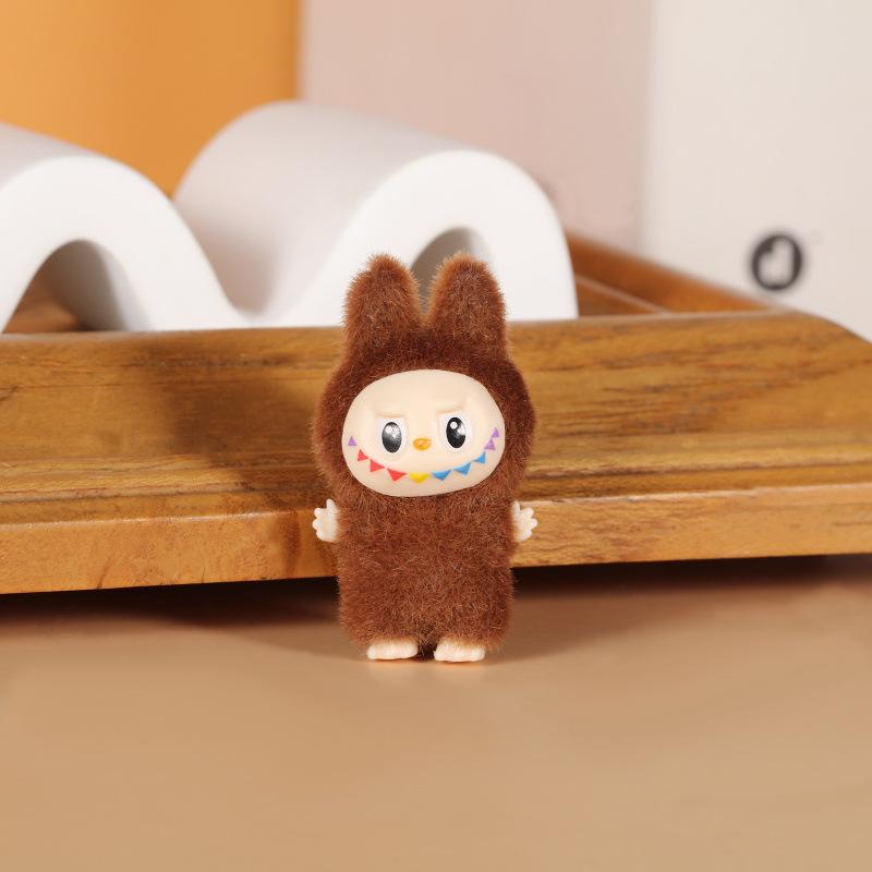 Große stehende Labubu-Figuren, DIY-Zubehör, Mini-Plüsch-Labubu-Puppen, niedliche Körner