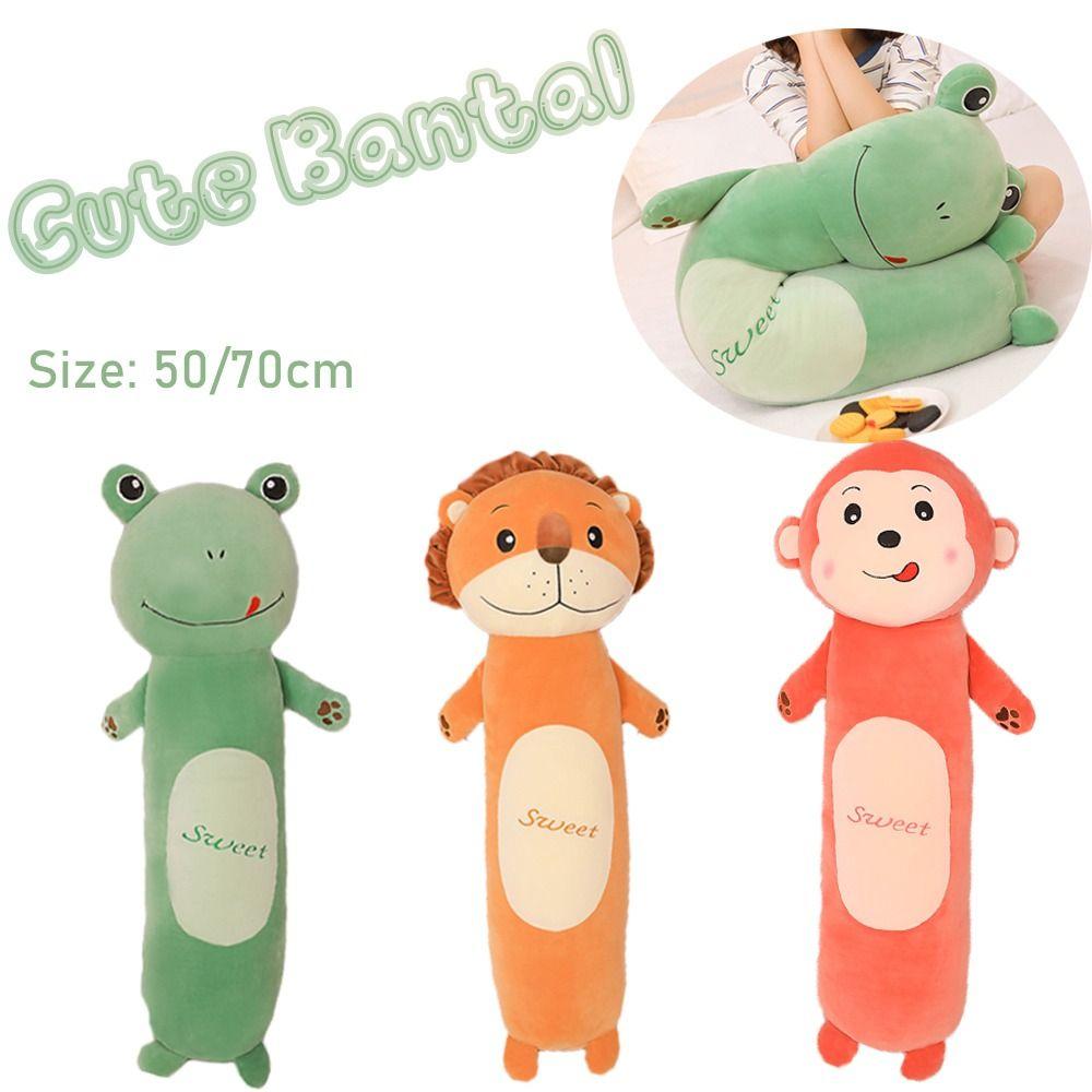 

50/70cm Peluk Pillow Rabbit Animal Bolsters New Cute Bantal Home 50cm-Lion