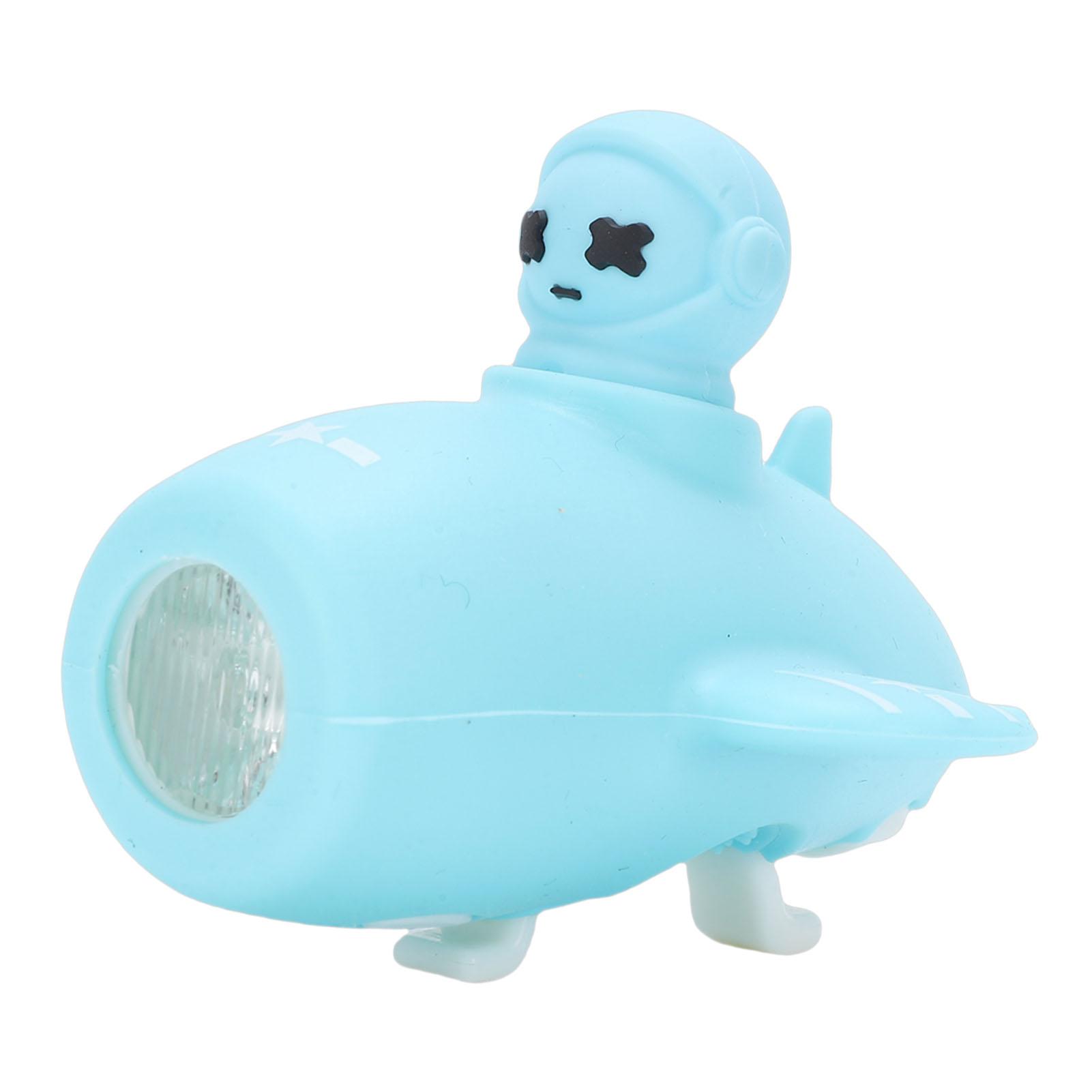 Bike Headlight Horn Cartoon Aircraft Waterproofing   Brightness Electric Bike Horn Front Lamp