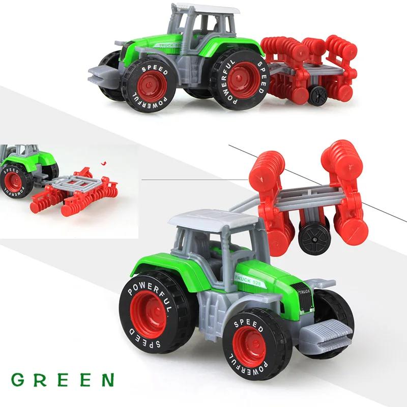 1 Stück Diecast Farmfahrzeuge Traktor Ingenieurfahrzeug Traktorspielzeug Modell Mini-Automodell Ingenieurfahrzeugmodell für Kinder Weihnachtsgeschenk