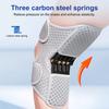 Knee Brace with Spring Support Adjustable Butterfly Wing Straps Breathable Knee Guard