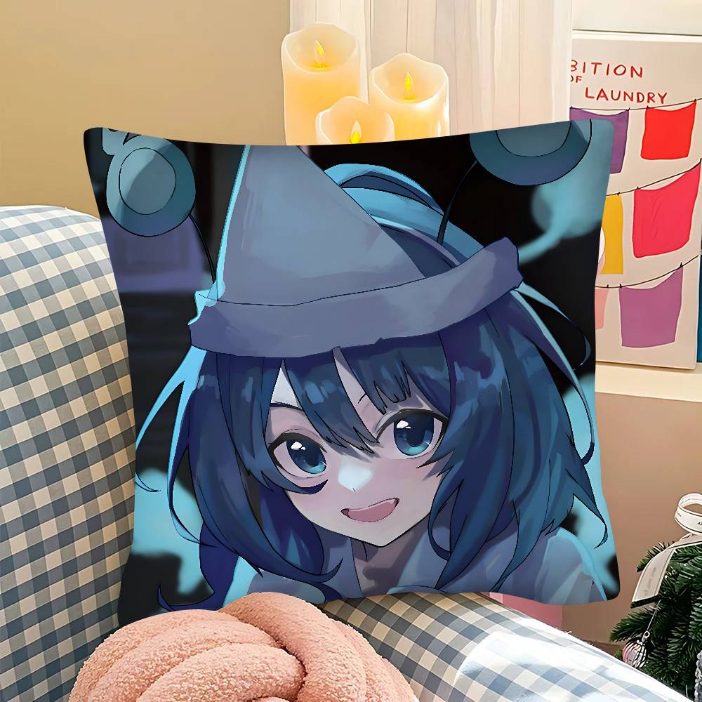 Yanami Anna Too Many Losing Heroines Anime Pillow Case Square Pillow Bedroom Sofa Leisure Comfort Cushion Car  Home Decoration
